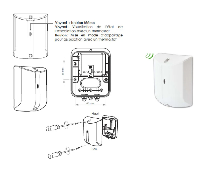 installation pack de pilotage radiateur infrarouge